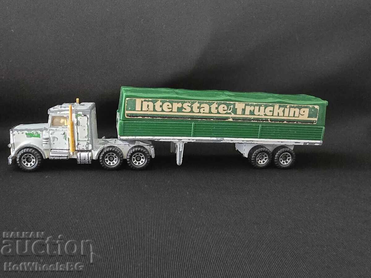 Matchbox CY 5A Peterbilt Covered Truck "Interstate Trucking" Matchbox CY 5A Peterbilt Covered Truck "Interstate Trucking"