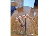 Παλιά Ρωσικά ξύλινα κουτάλια, Χοχλόμα