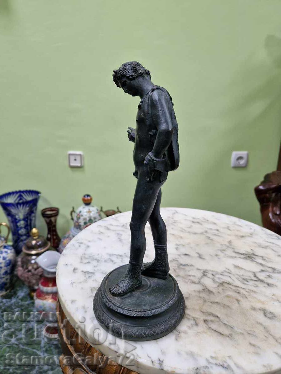 Old French Bronze Figure Statuette - 7