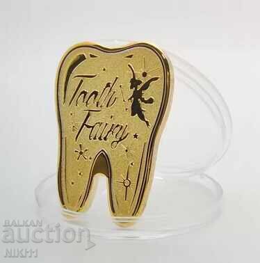 Tooth Fairy Coin for Baby Teeth Gift for Dentist with price 13.00 BGN | € 6.65 Tooth Fairy Coin for Baby Teeth Gift for Dentist with price 13.00 BGN | € 6.65