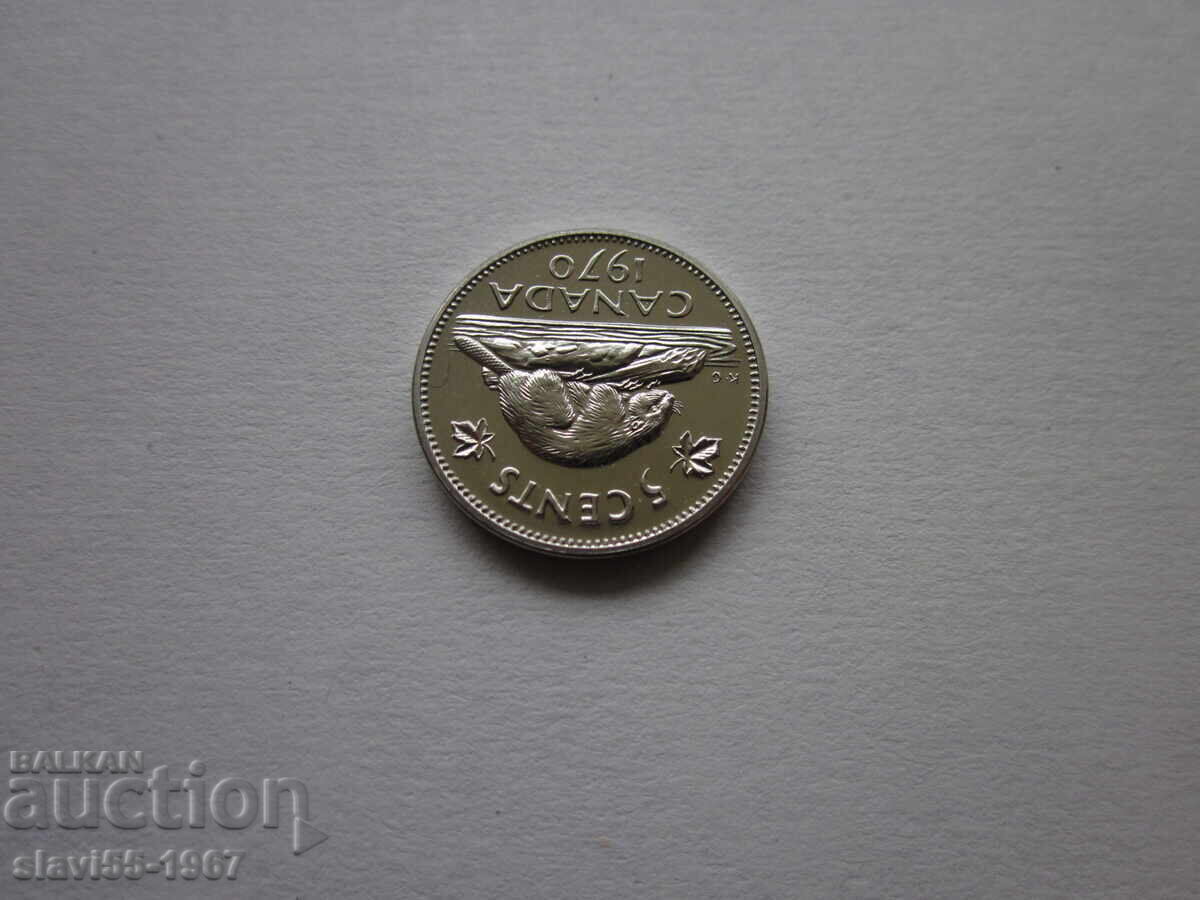 Δημοπρασία 5 ΣΕΝΤ ΚΑΝΑΔΑ 1970g. ΚΑΙΝΟΥΡΓΙΟ ΜΙΝΤ BZTS !!!