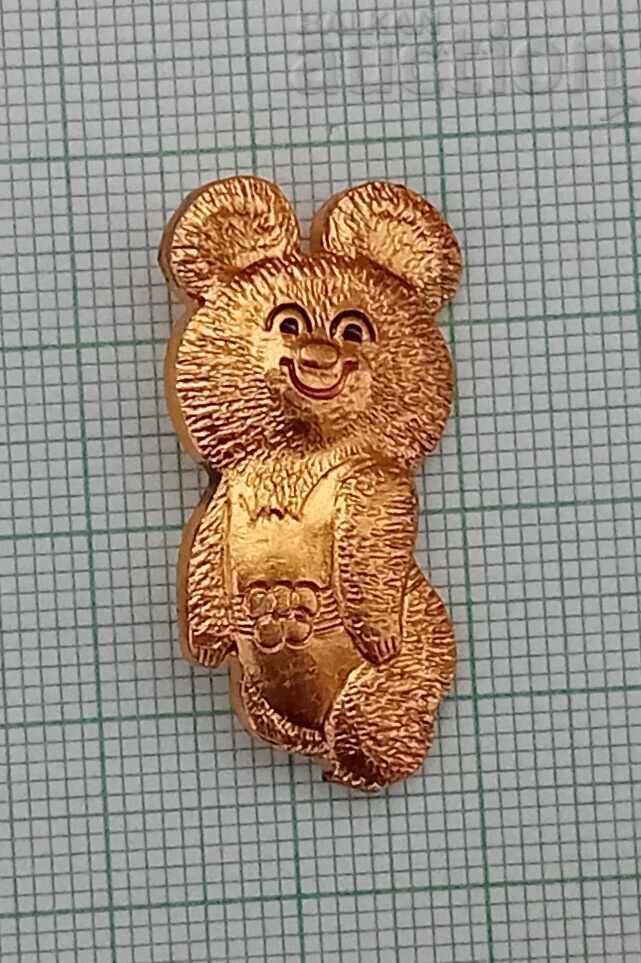 THE BEAR MICE OLYMPICS MOSCOW 1980 TALISMAN USSR BADGE THE BEAR MICE OLYMPICS MOSCOW 1980 TALISMAN USSR BADGE