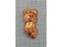 THE BEAR MICE OLIMPICS MOSCVA 1980 TALISMAN URSS INSIGNA URSS