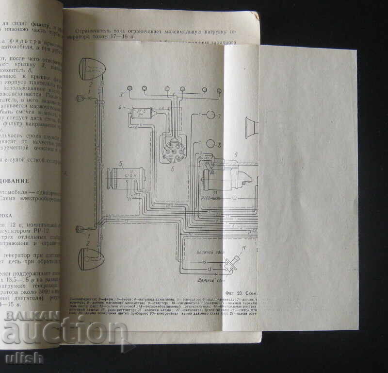 Δημοπρασία 1952 Εγχειρίδιο χρήσης φορτηγού ZIS -150 Δημοπρασία 1952 Εγχειρίδιο χρήσης φορτηγού ZIS -150