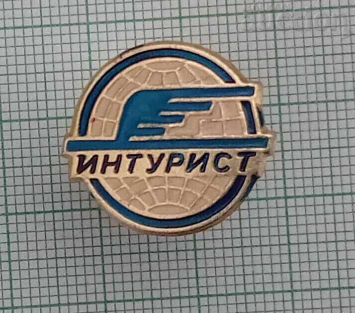 INTURIST USSR LOGO BADGE