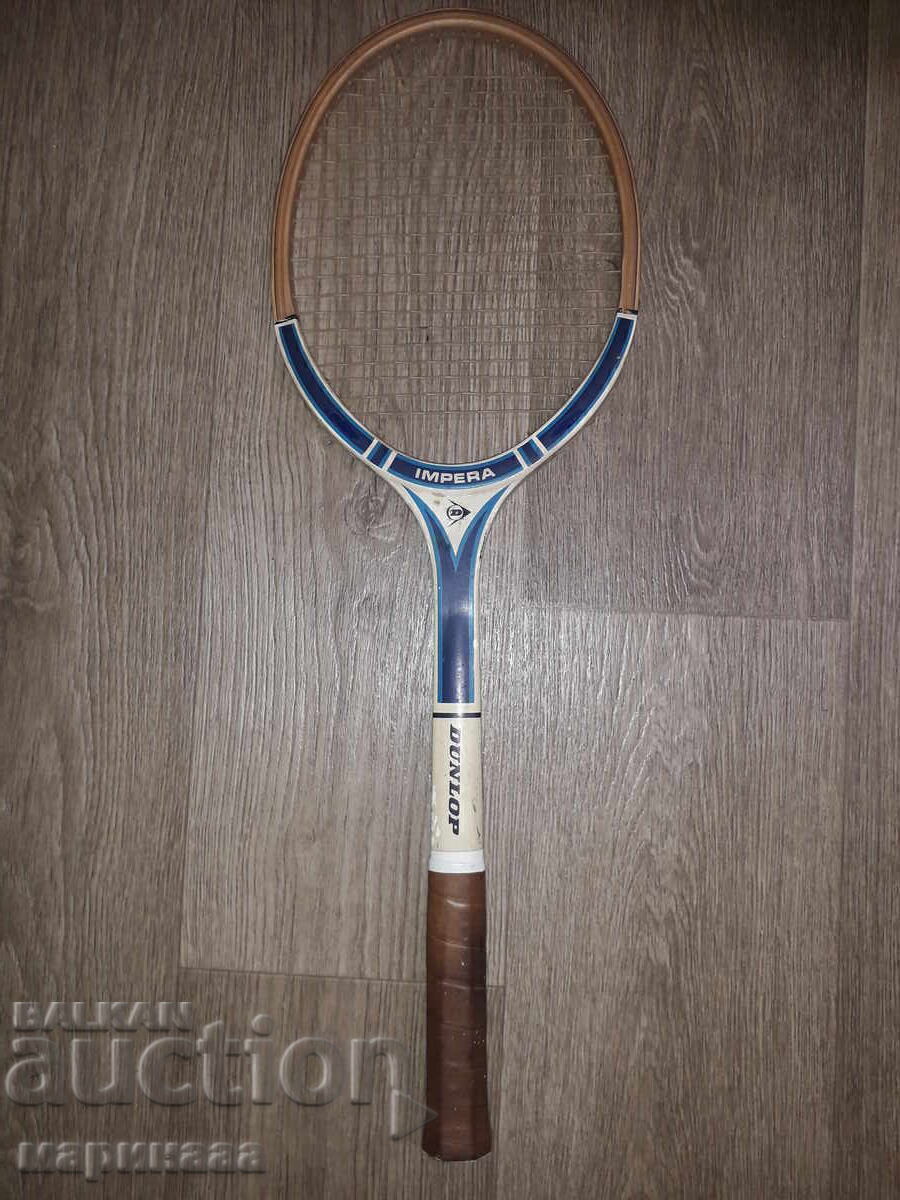Delivery of VINTAGE RACKET. TENNIS ''DUNLOP IMPERA''. ENGLAND