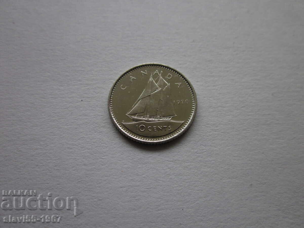 10 ЦЕНТА КАНАДА 1970г. ЧИСТО НОВИ МИНТ БЗЦ !!! 10 ЦЕНТА КАНАДА 1970г. ЧИСТО НОВИ МИНТ БЗЦ !!!