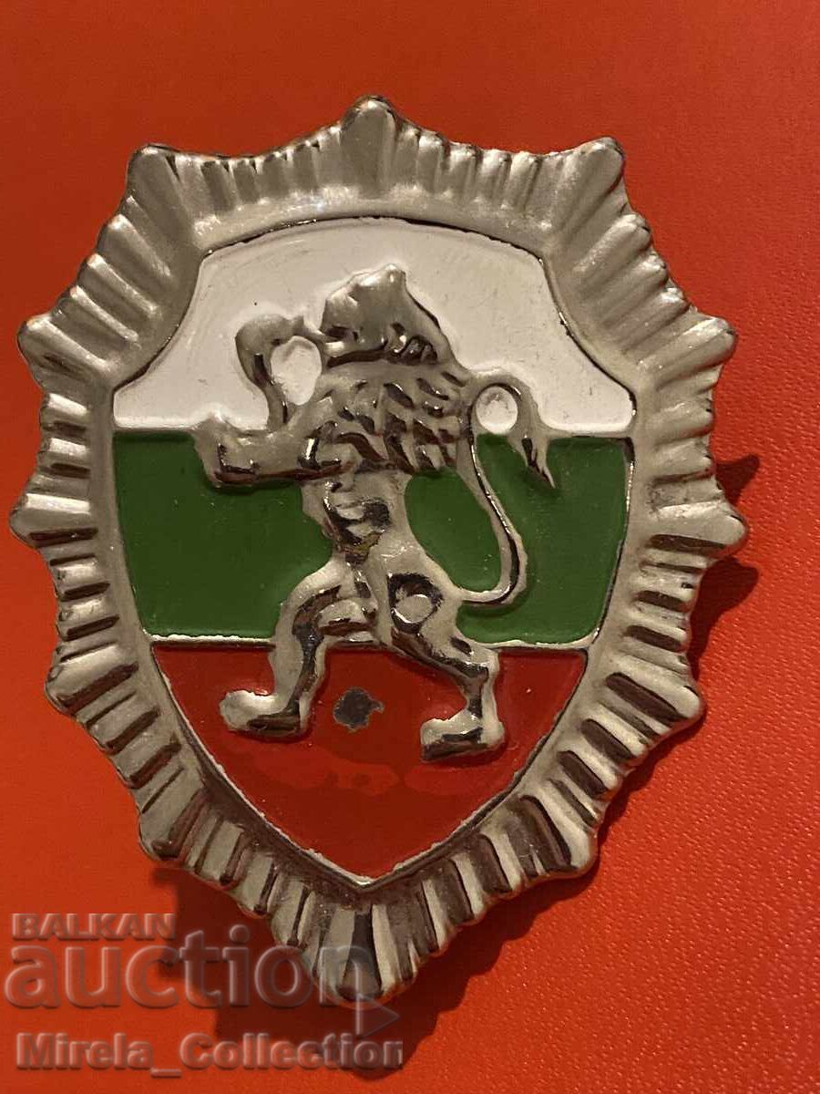 Δημοπρασία Αστυνομική κοκάρδα για καπέλο αστυνομίας λαϊκής πολιτοφυλακής Υπουργείου Εσωτερικών (ΜΒΡ)