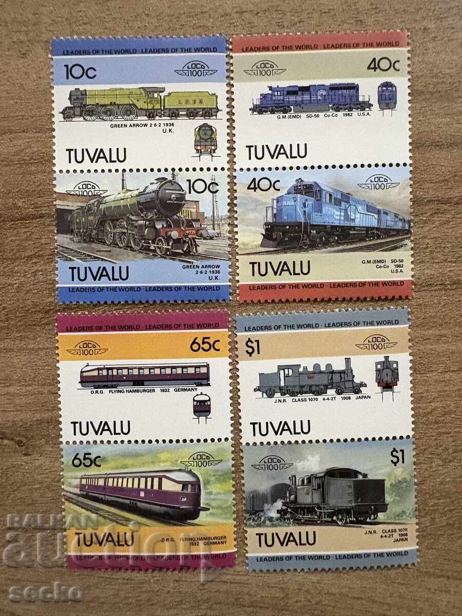 Tuvalu - Locomotive (1985) MNH Tuvalu - Locomotive (1985) MNH