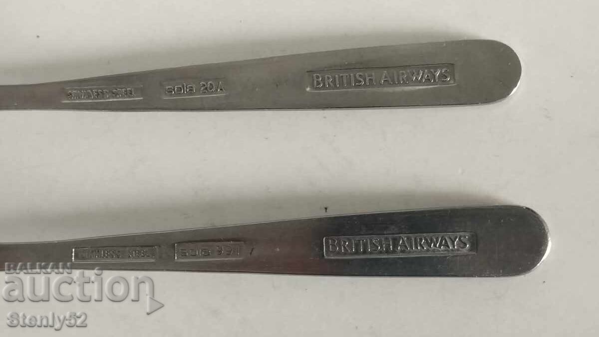 BRITISH AIRWAYS Cutlery + SOLA Serving Knife - 7 BRITISH AIRWAYS Cutlery + SOLA Serving Knife - 7