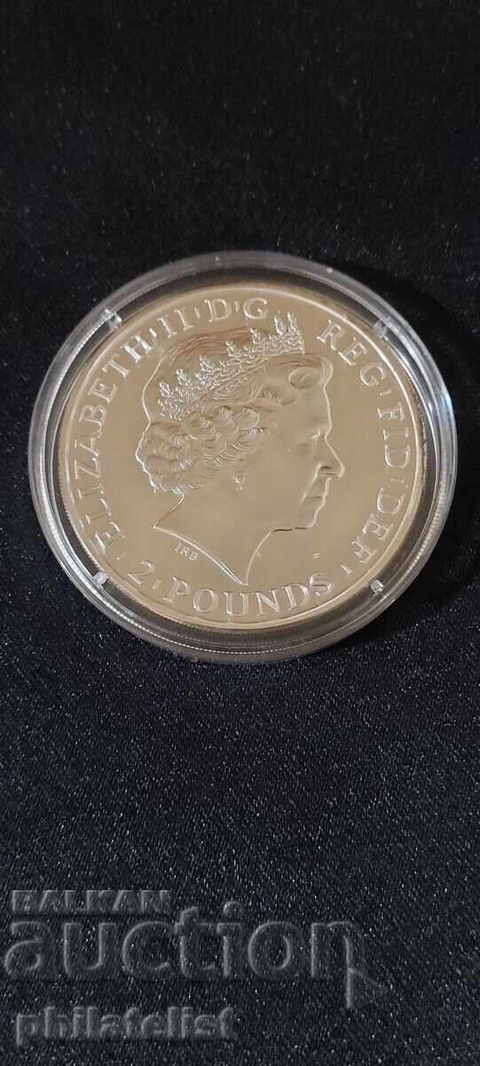 Ηνωμένο Βασίλειο 2015 – 2 λίρες - Έτος του προβάτου - 1 ΟΖ με τιμή 116.00 BGN | € 59.31 Ηνωμένο Βασίλειο 2015 – 2 λίρες - Έτος του προβάτου - 1 ΟΖ με τιμή 116.00 BGN | € 59.31