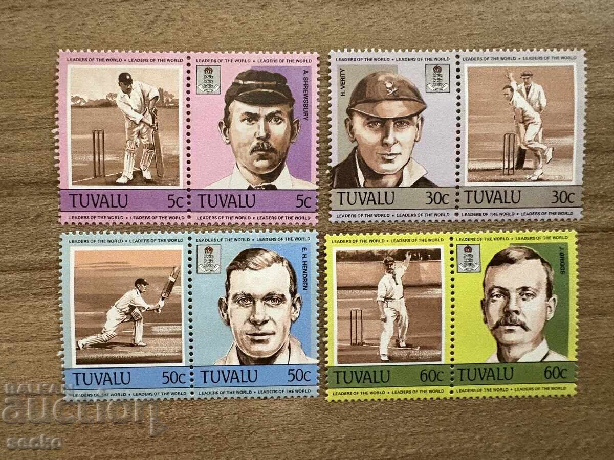 Тувалу - Играчи на крикет (1984) MNH
