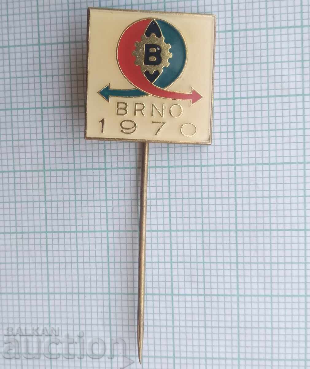 18717 Insigna - Brno 1970 cu preț 1.00 BGN | € 0.51 18717 Insigna - Brno 1970 cu preț 1.00 BGN | € 0.51