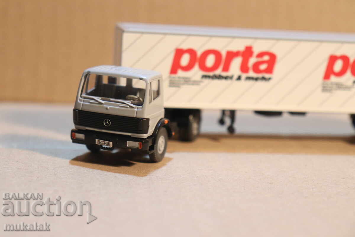 WIKING 1:87 H0 MERCEDES BENZ ΜΟΝΤΕΛΟ ΑΥΤΟΚΙΝΗΤΟΥ ΦΟΡΤΗΓΟΥ ΤΡΕΪΛΕΡ με τιμή 10.00 BGN | € 5.11 WIKING 1:87 H0 MERCEDES BENZ ΜΟΝΤΕΛΟ ΑΥΤΟΚΙΝΗΤΟΥ ΦΟΡΤΗΓΟΥ ΤΡΕΪΛΕΡ με τιμή 10.00 BGN | € 5.11