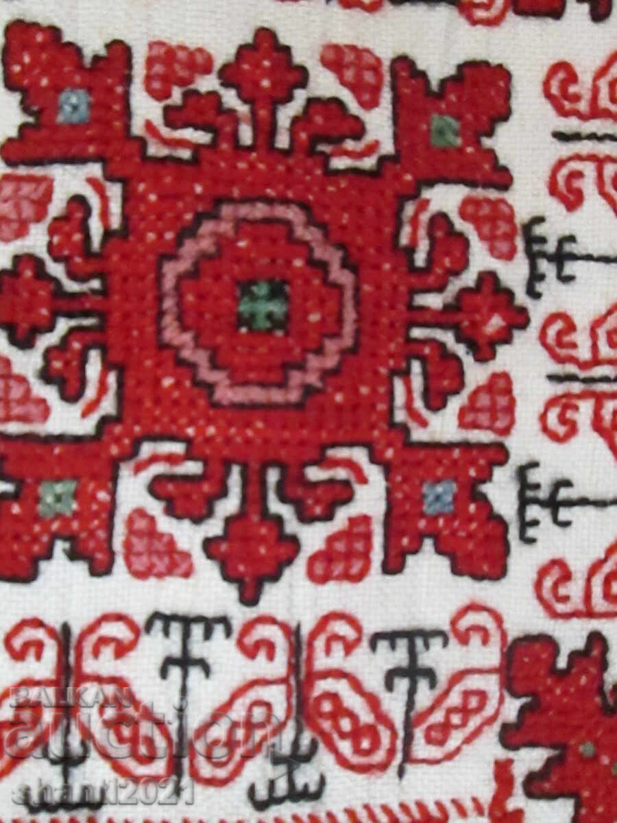 Pillowcase, hand-embroidered, folk motifs - 5