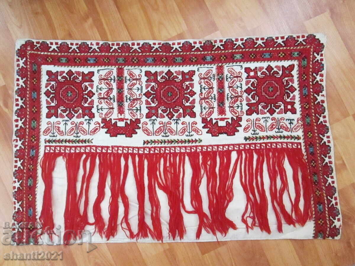 Pillowcase, hand-embroidered, folk motifs - 7