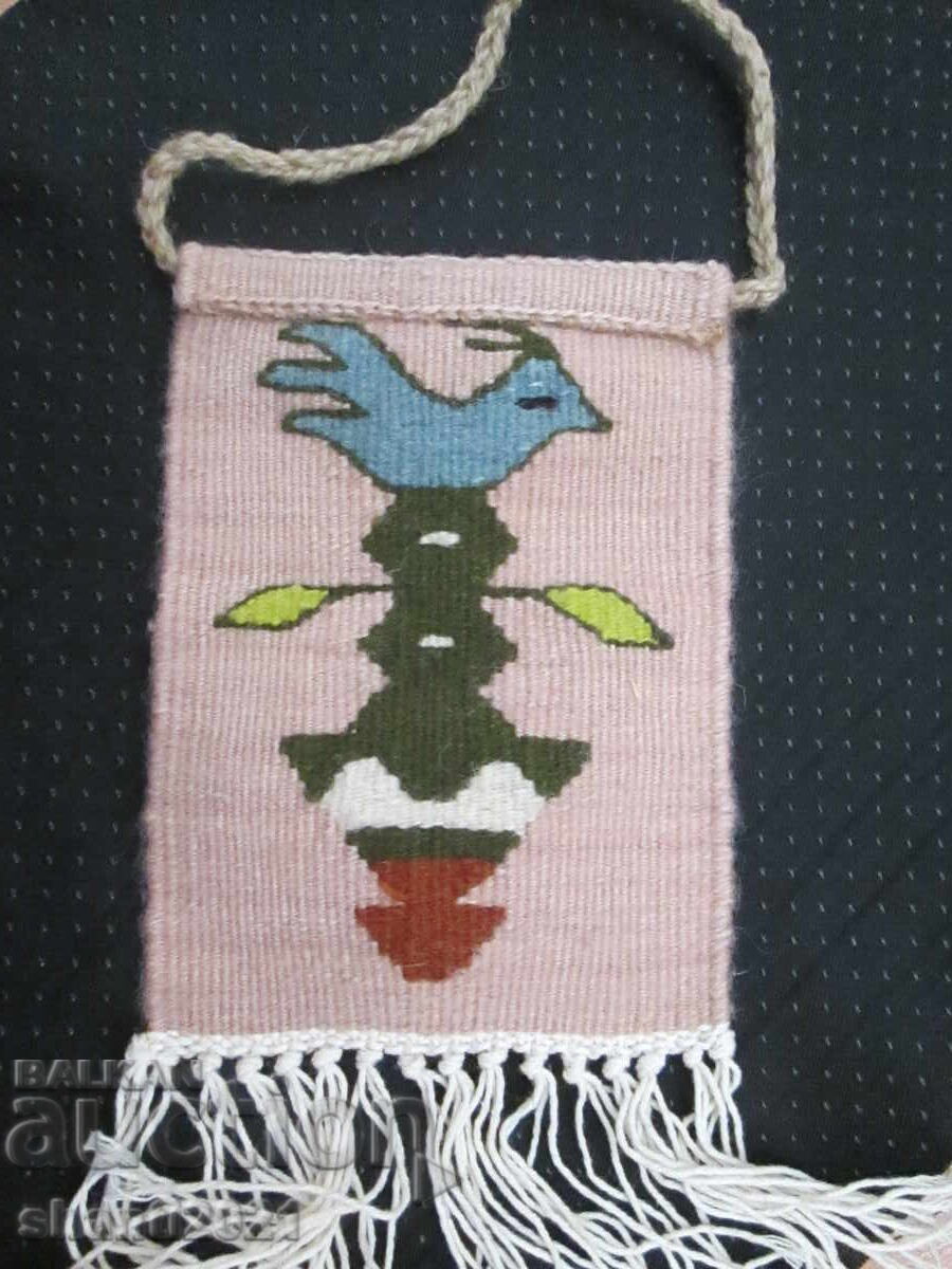 Souvenir, folk motifs, hand-woven - wool threads - 6
