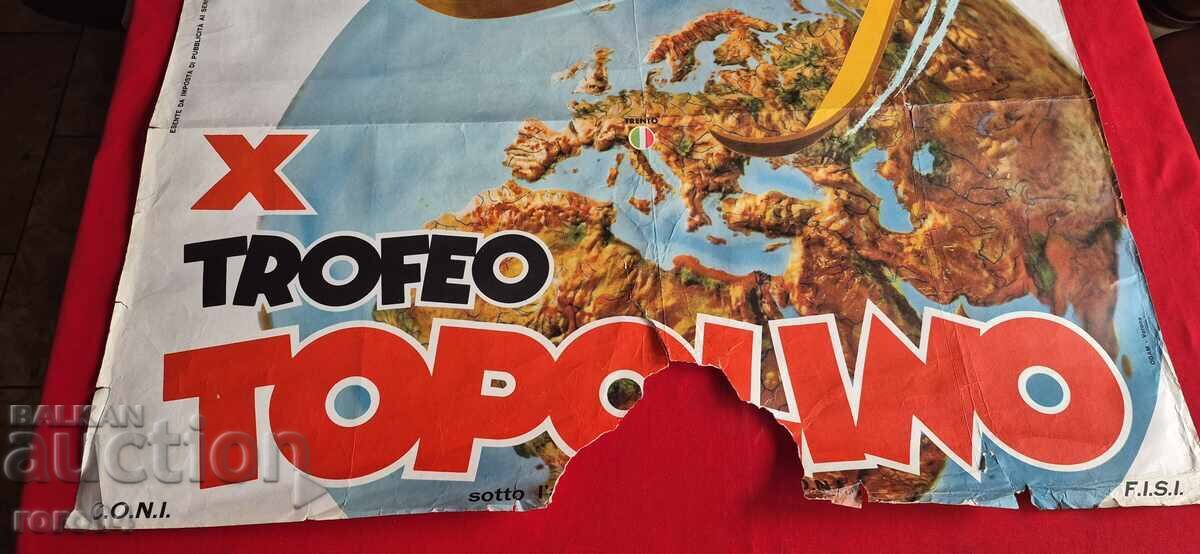 Delivery of POSTER - TRENTO - MONTE BODONE - 1967