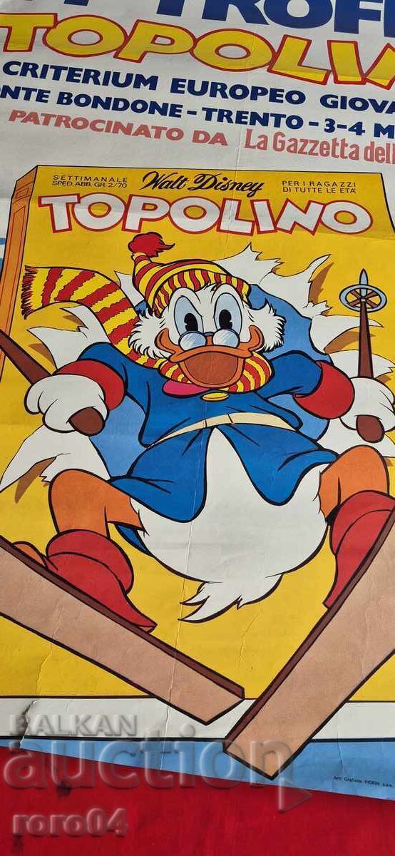 ПЛАКАТ - F.I.S. - WALT DISNEY - 1973 г. с цена € 99.99 | 195.56 лв.