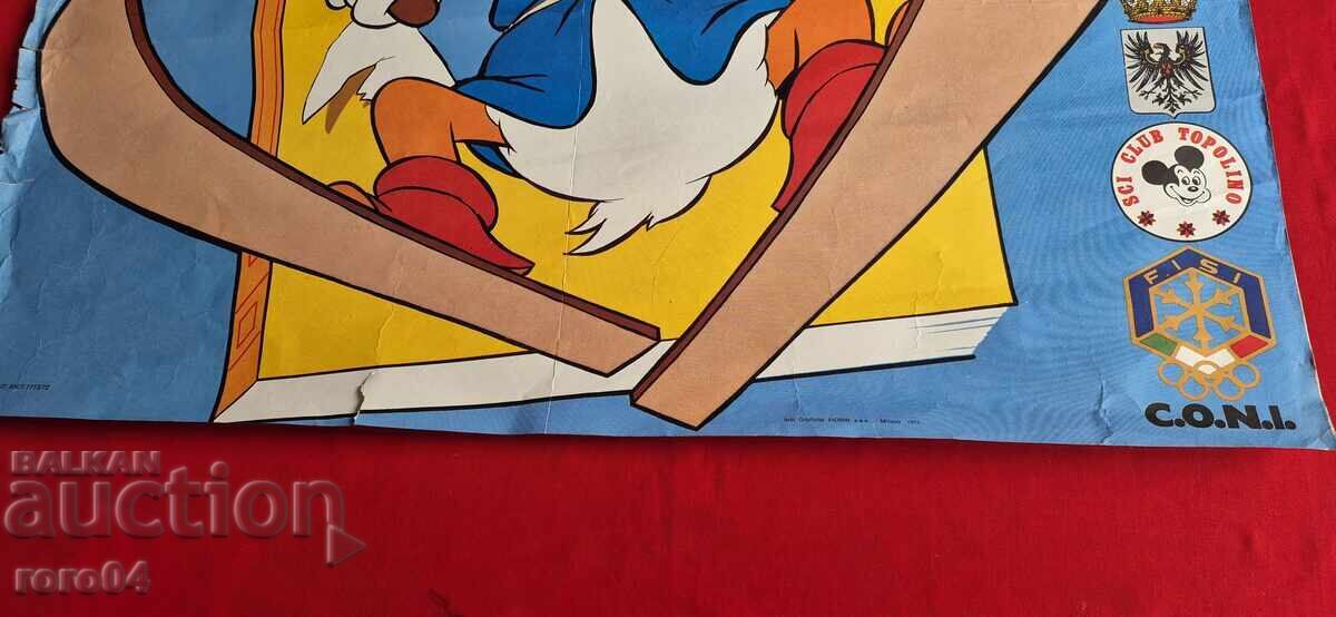 ПЛАКАТ - F.I.S. - WALT DISNEY - 1973 г. - 7 ПЛАКАТ - F.I.S. - WALT DISNEY - 1973 г. - 7