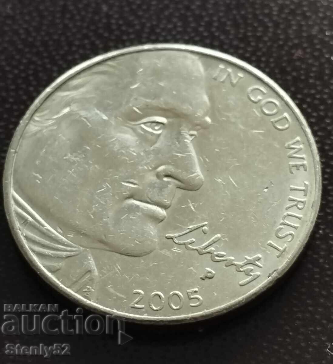 5 цента US от 2005 год. с цена 5.00 лв. | € 2.56