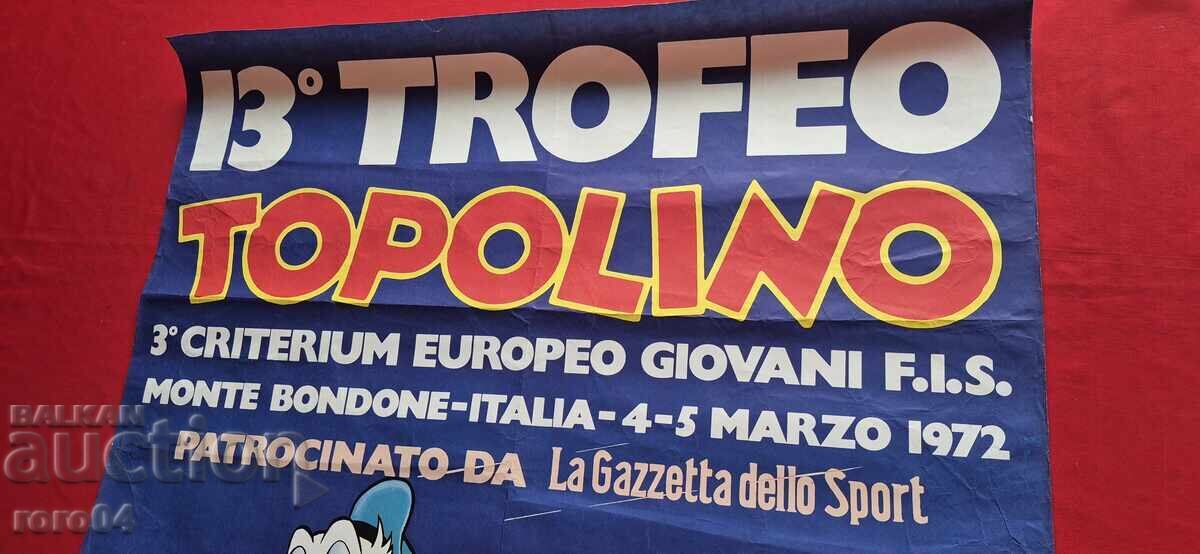 Аукцион ПЛАКАТ - F.I.S. - WALT DISNEY - 1972 г.