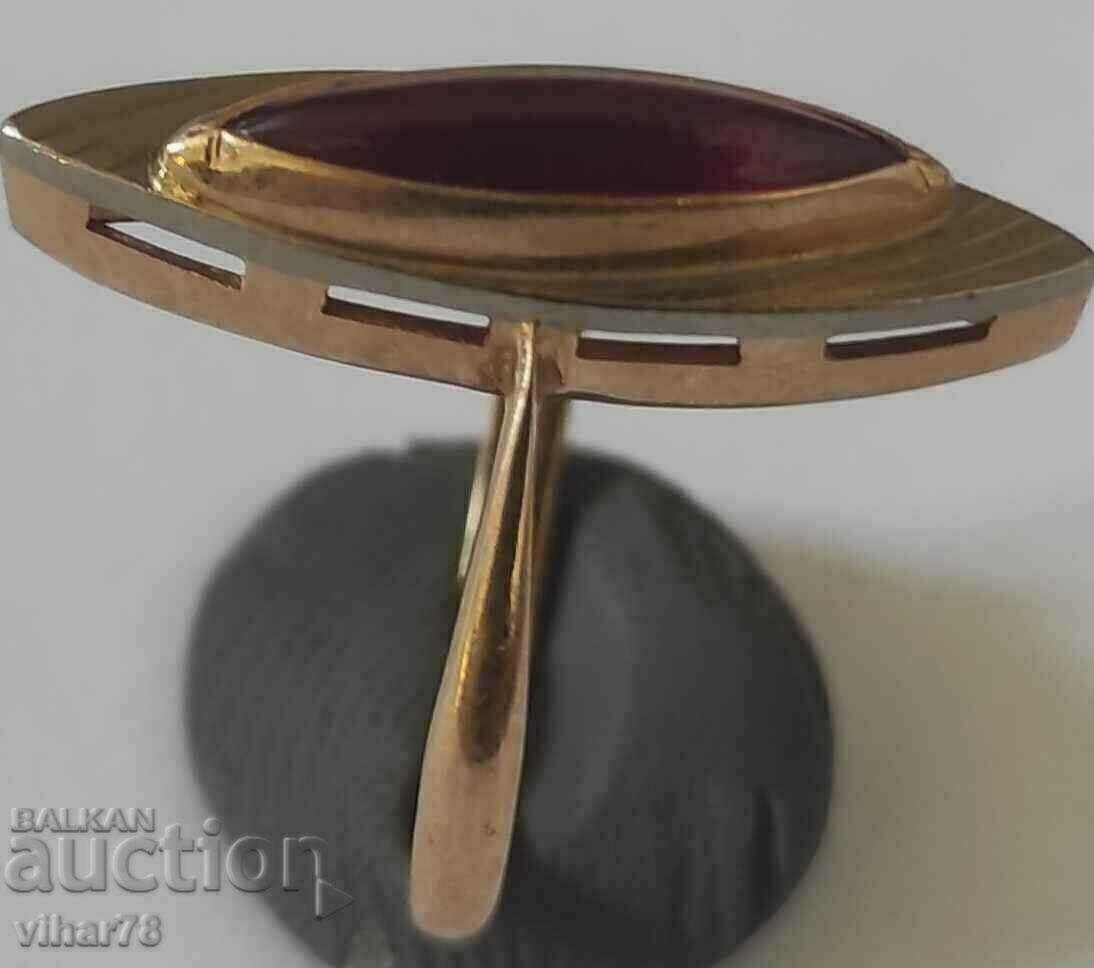 Delivery of Gold Russian ruby ring Delivery of Gold Russian ruby ring