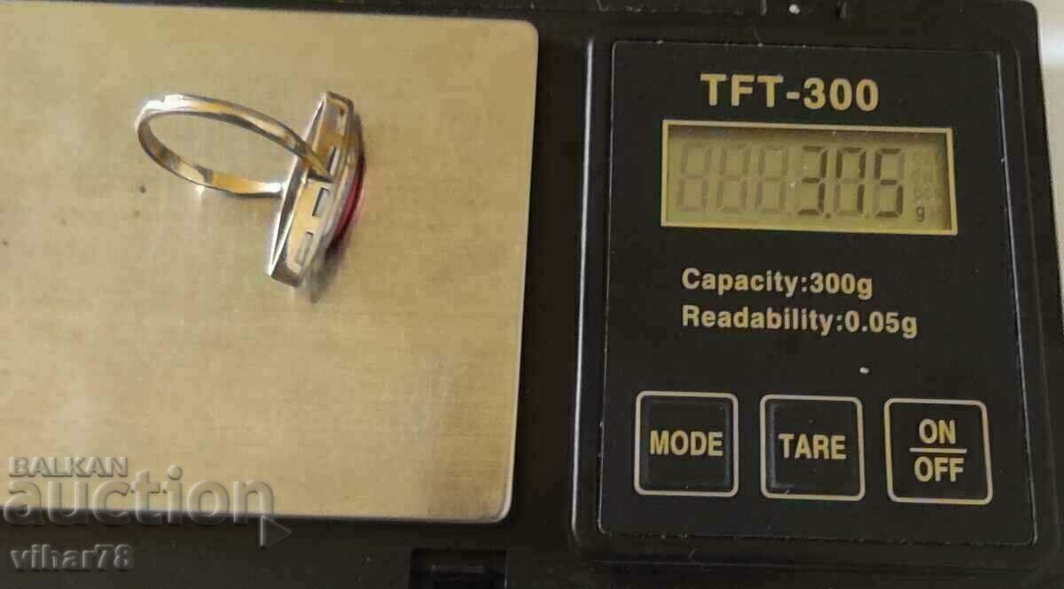 Gold Russian ruby ring - 6 Gold Russian ruby ring - 6