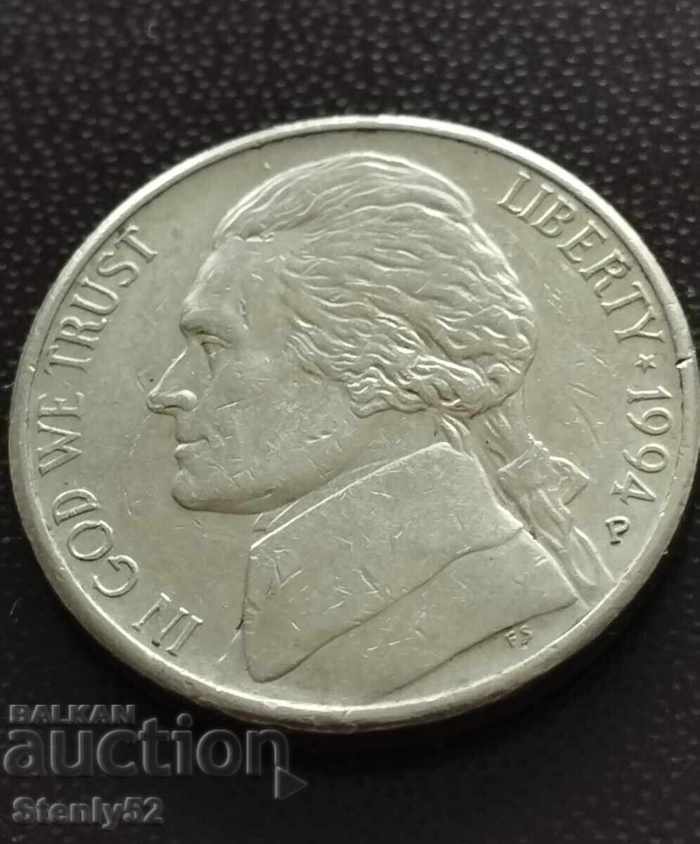 5 US cents - 1994