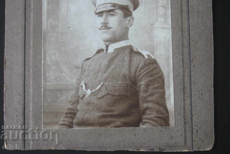 Βασίλειο της Βουλγαρίας, στολή λοχία, φωτογραφία Α' Παγκοσμίου Πολέμου, σκληρό χαρτόνι με τιμή 20.00 BGN | € 10.23 Βασίλειο της Βουλγαρίας, στολή λοχία, φωτογραφία Α' Παγκοσμίου Πολέμου, σκληρό χαρτόνι με τιμή 20.00 BGN | € 10.23