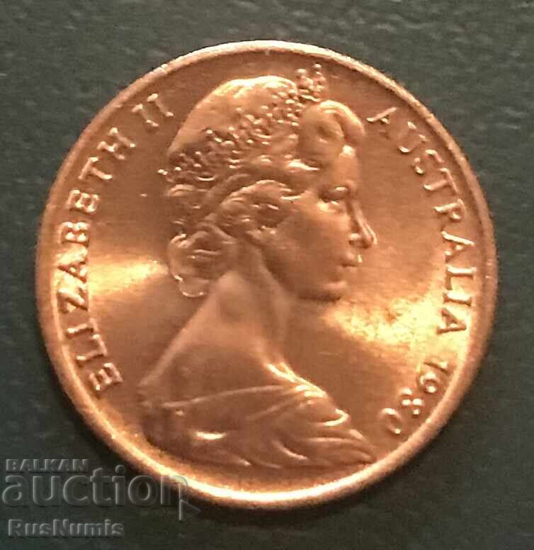 Αυστραλία. 1 σεντ 1980 με τιμή 3.00 BGN | € 1.53