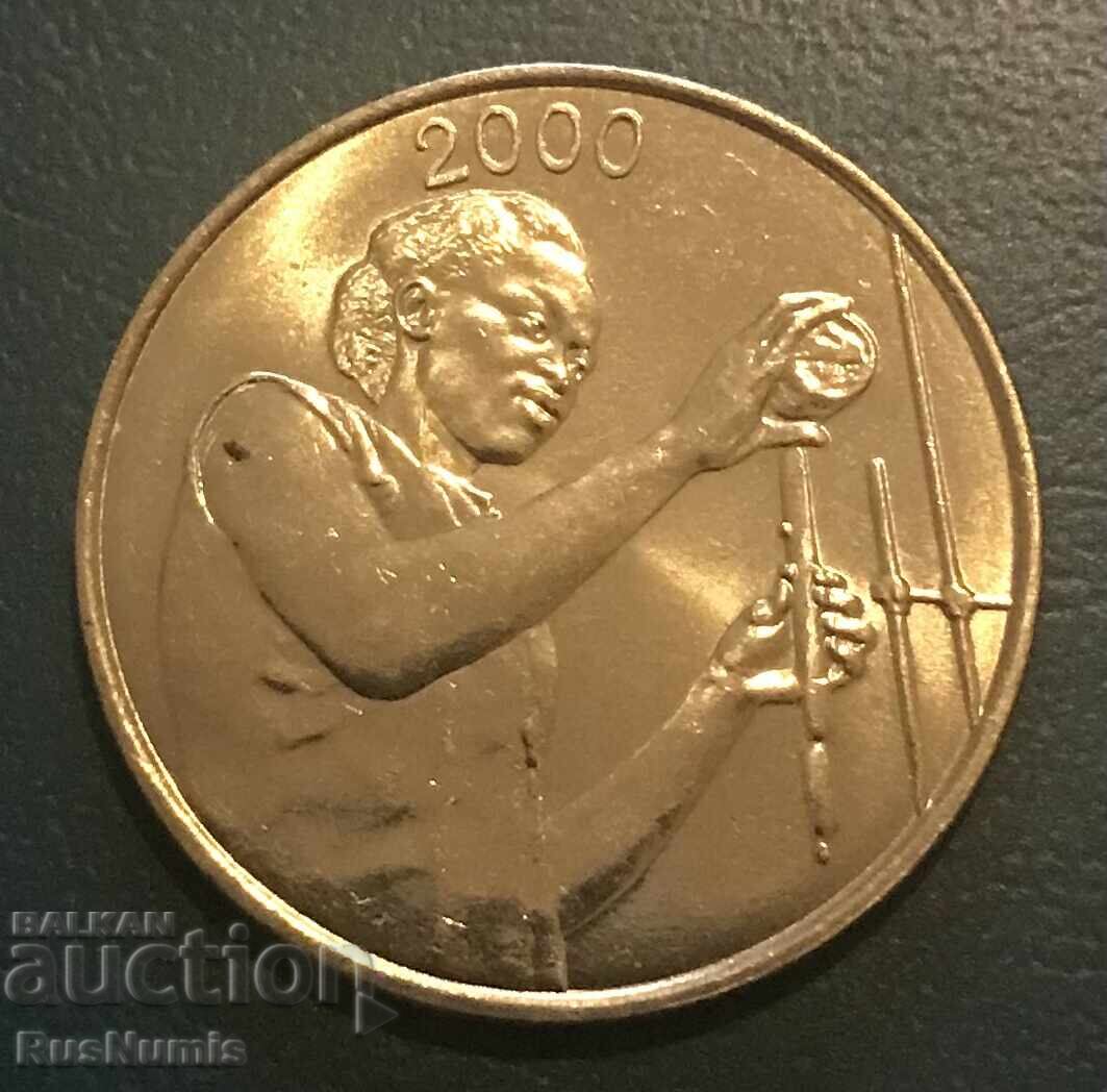 West Africa. 25 Francs 2000