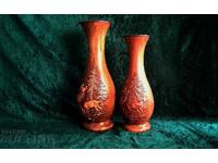 Vases with hunting motifs - Deer