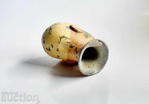 Metal head of a very old 19th century doll with price 305.00 BGN | € 155.94