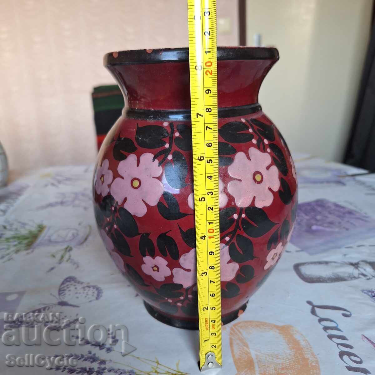 ✅VAZĂ CERAMICĂ DE CALITATE CU EMAIL DE CEL PUȚIN 70 DE ANI❗ cu preț € 2.56 | 5.01 BGN