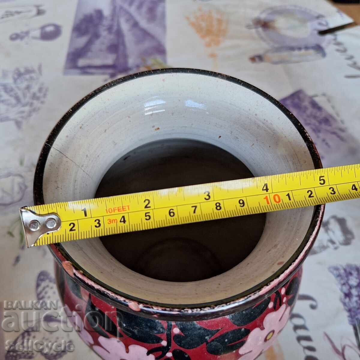 Livrarea ✅VAZĂ CERAMICĂ DE CALITATE CU EMAIL DE CEL PUȚIN 70 DE ANI❗