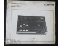 Unitra Finezja instrucțiuni originale în limba poloneză