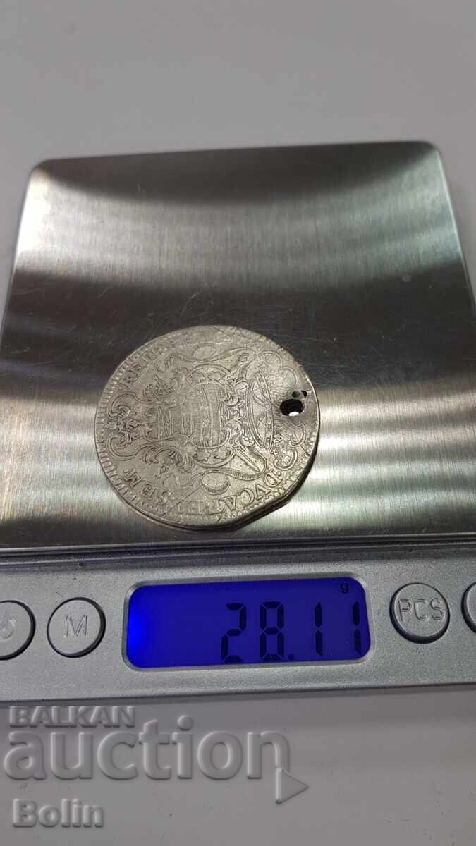 Ryadka ασημένια νομίσματά Τάλερο 1735 Ραγούζα Κροατία - 7