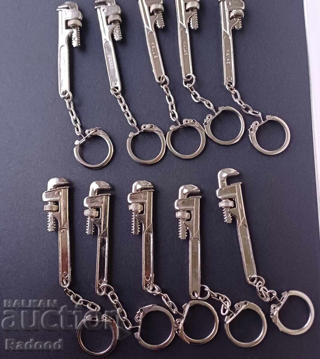 Metal keychain fr. wrench with price 20.00 BGN | € 10.23 Metal keychain fr. wrench with price 20.00 BGN | € 10.23