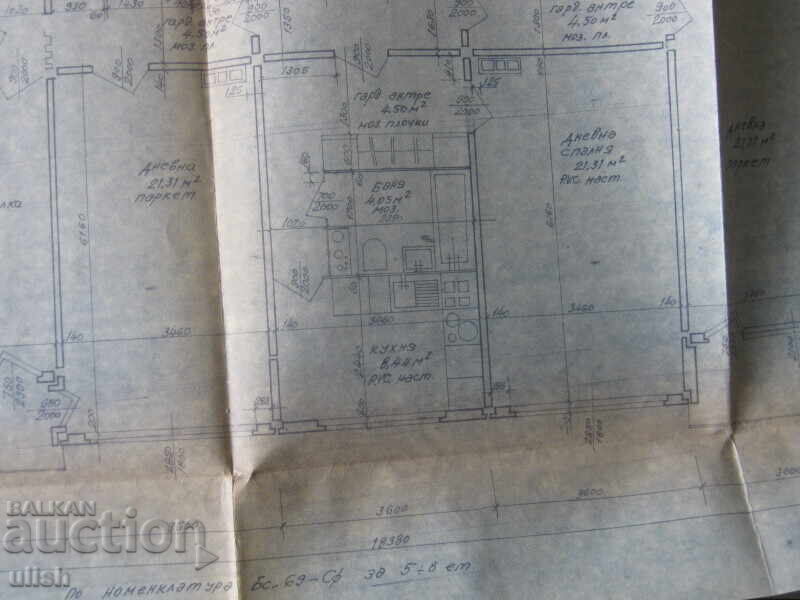 Auction Initial architectural plan sketch project residential block Auction Initial architectural plan sketch project residential block