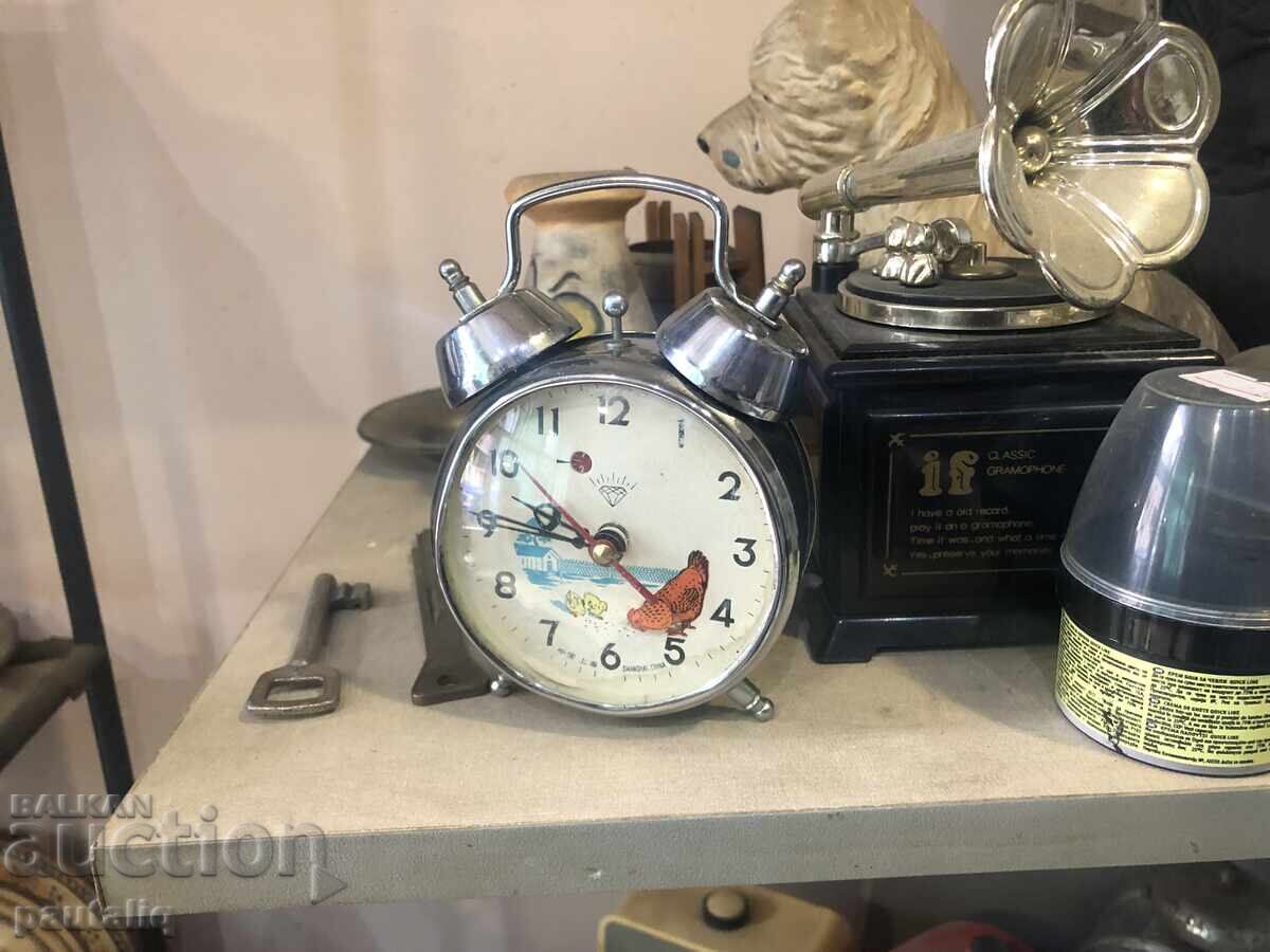 Alarm clock, Chinese, with hen and chick - 5 Alarm clock, Chinese, with hen and chick - 5