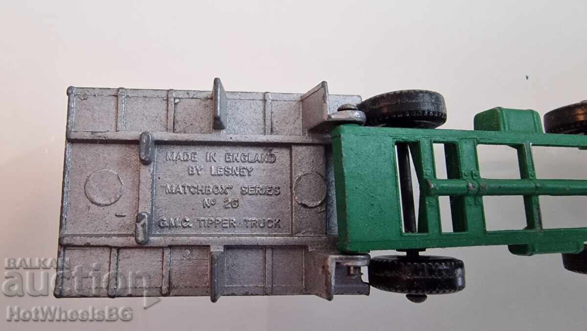 MATCHBOX LESNEY 26C GMC Tipper Truck 1968 - 6 MATCHBOX LESNEY 26C GMC Tipper Truck 1968 - 6