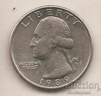 1989 US $1 (One Dollar) D* with price 0.70 BGN | € 0.36 1989 US $1 (One Dollar) D* with price 0.70 BGN | € 0.36