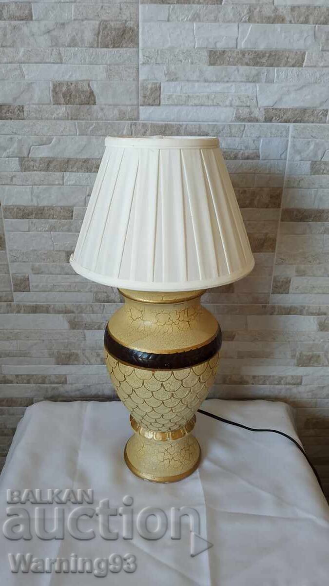 Δημοπρασία Παλαιό επιτραπέζιο φωτιστικό - κεραμικό