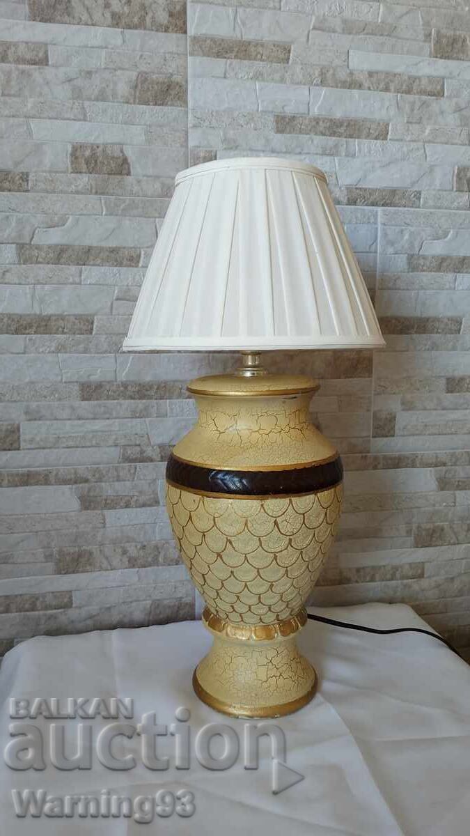 Παράδοση Παλαιό επιτραπέζιο φωτιστικό - κεραμικό