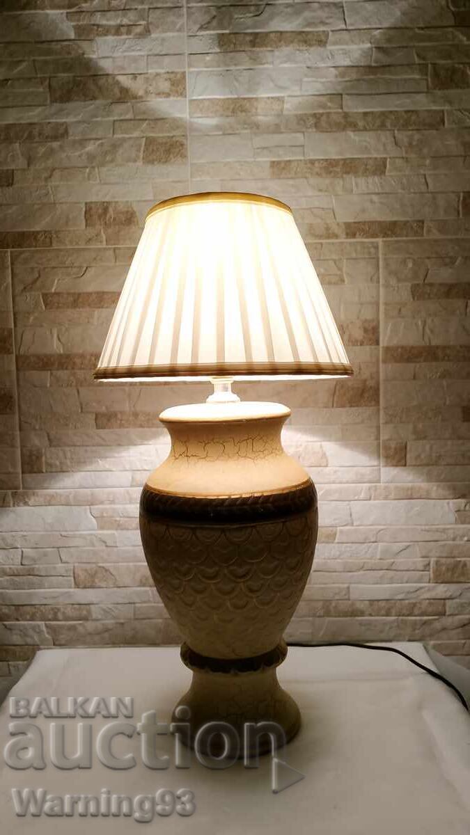 Стара нощна лампа - керамика