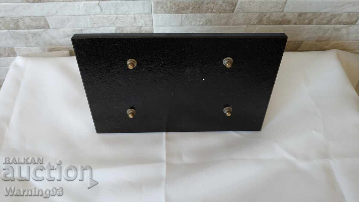 Old crystal inkwell - Antique - 7