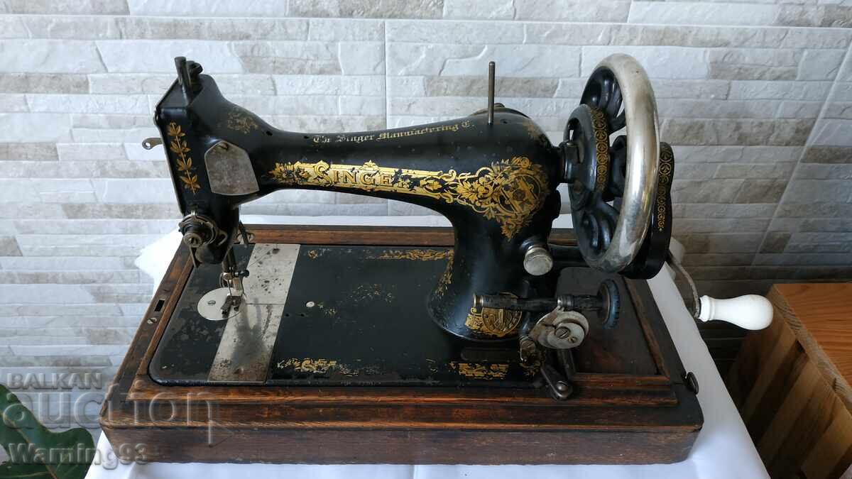 Old hand sewing machine - Singer - 1912 - Antique with price 90.00 BGN | € 46.02 Old hand sewing machine - Singer - 1912 - Antique with price 90.00 BGN | € 46.02