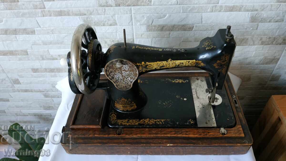 Old hand sewing machine - Singer - 1912 - Antique - 6 Old hand sewing machine - Singer - 1912 - Antique - 6