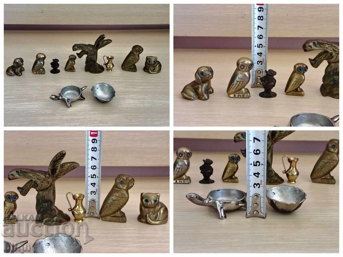 Колекционерски Лот Стари Бронзови Фигурки- Животни - 7 Колекционерски Лот Стари Бронзови Фигурки- Животни - 7